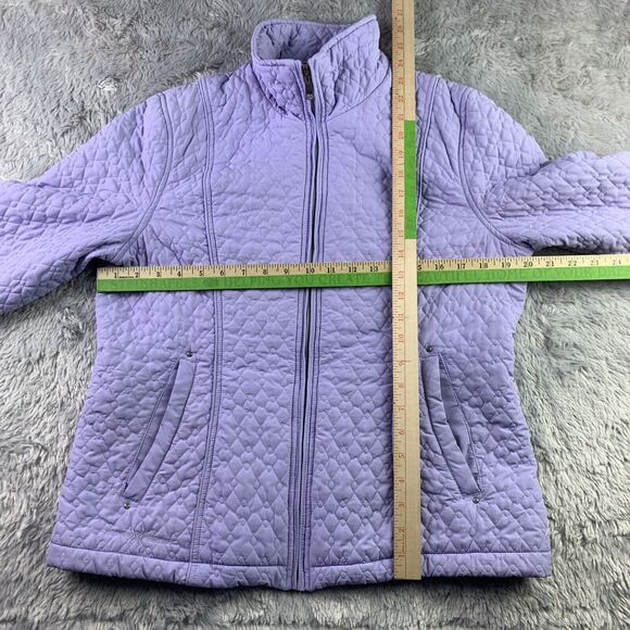 ZeroXposur Jacket Womens Medium Purple Quilted Funnel Neck Full Zip Outdoor - Picture 5 of 13